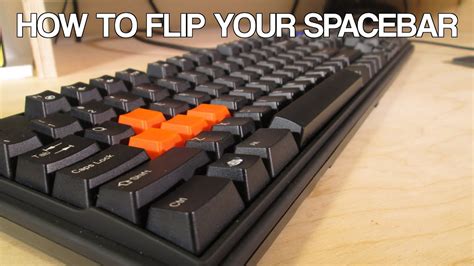 How to Reverse a Mechanical Keyboard Spacebar - YouTube