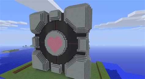 Companion Cube 3D Minecraft Project