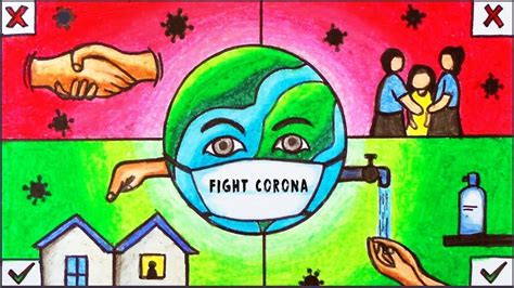 a poster slogan on how to fight and prevent covid 19 - Brainly.ph