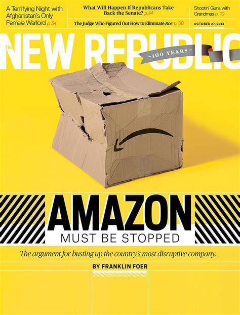 New Republic October Cover: Amazon Must Be Stopped | The New Republic