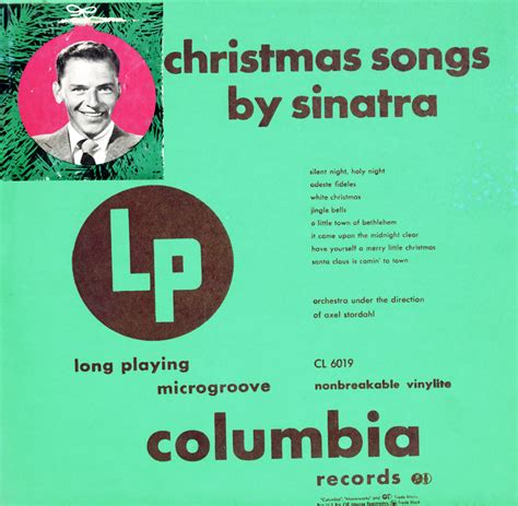 Sinatra, Frank. Christmas Songs By Sinatra (CL6019) vinyl lp Christmas record album transferred ...