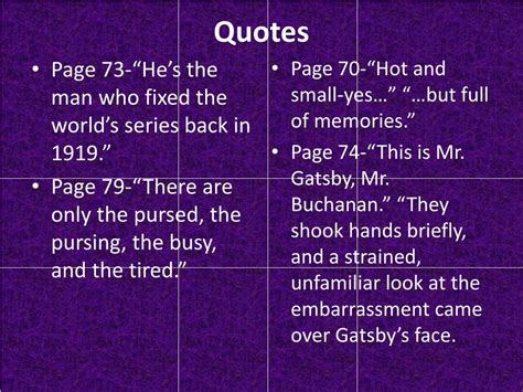 PPT - The Great Gatsby: Chapter 4 PowerPoint Presentation, free ...