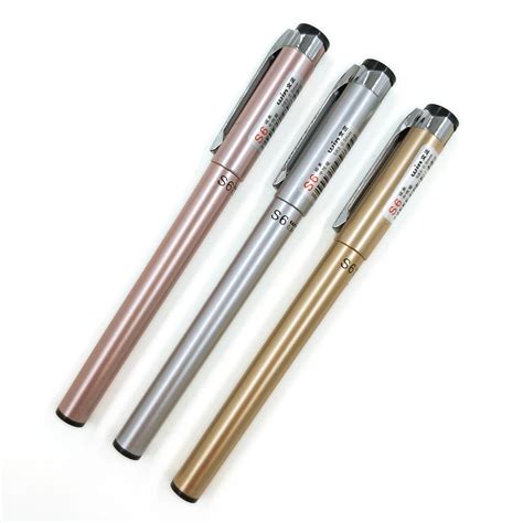 1PCS/Lot Metal Gel Pens 0.5mm For Kids Students Writing Office School ...