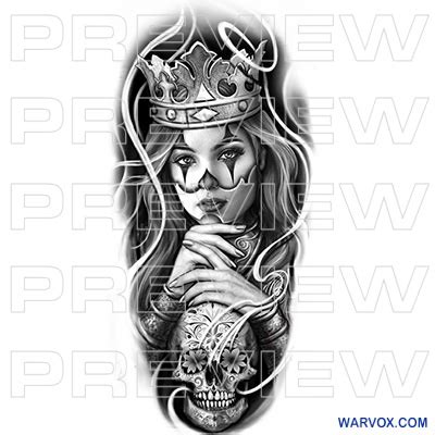 Chicana Queen Latino Girl Tattoo sleeve - ₪ AZTEC TATTOOS ₪ Warvox ...