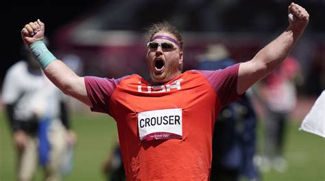 USA's Ryan Crouser breaks shot put Olympic record to repeat as gold ...