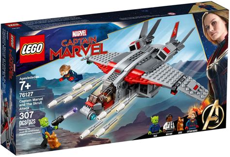 Captain Marvel & The Skrull Attack Set LEGO 76127 - Walmart.com