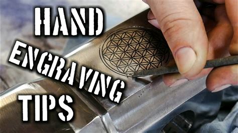 Quick Tips on Hand Engraving - YouTube