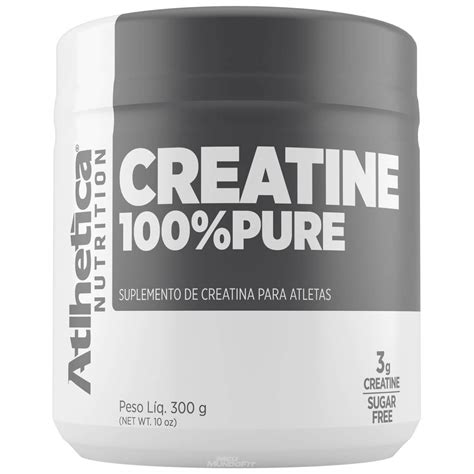 Creatine 100% Pure (300g) Atlhetica Nutrition - Meu Mundo Fit