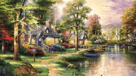 Thomas Kinkade Disney Wallpapers - Wallpaper Cave