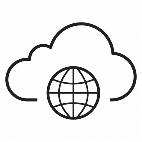 Cloud computing, cloud storage, global, internet, network, web, worldwide icon - Download on ...