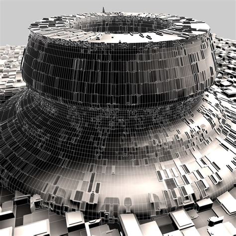 3d simple greeble model