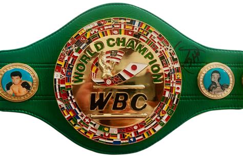 Heavyweight Champion Larry Holmes Autographed WBC Championship Full Si ...