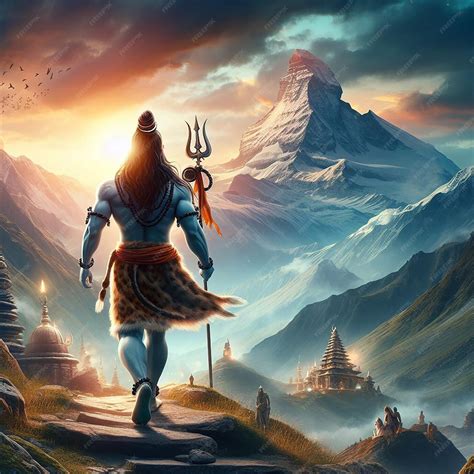 Premium Photo | Lord shiva 3d wallpaper banner Mahadev ai generated