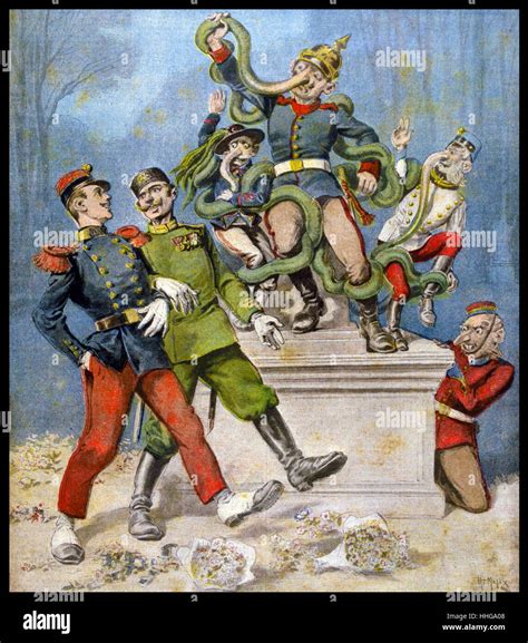 Alliances Ww1 Cartoon