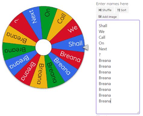 Tech Thursday: Wheel of Names - by Breana Bayraktar