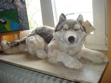 Very Big Plush Wolf made by Playkids by ~DreamyArcticWolf on deviantART | Big plush, Plush, Animals