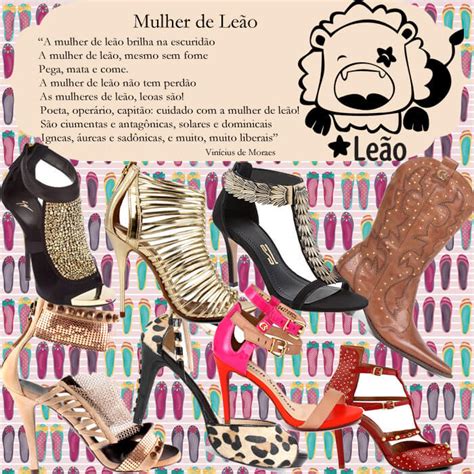 Sapatos da Mulher do Signo de Leão - Juro Valendo