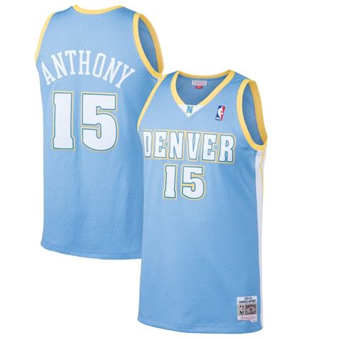 Camiseta Carmelo Anthony #15 Denver Nuggets 03/04 Azul Retro ⋆ MiCamisetaNBA