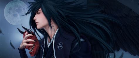 2560x1080 uchiha madara, wings, naruto 2560x1080 Resolution Wallpaper ...