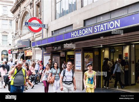 Holborn Underground station entrance - London Stock Photo - Alamy