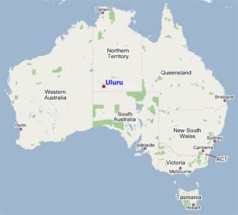 Ayers Rock Australia Map | Campus Map