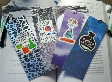 Science Quotes Laminated Bookmarks With Tassels - Etsy