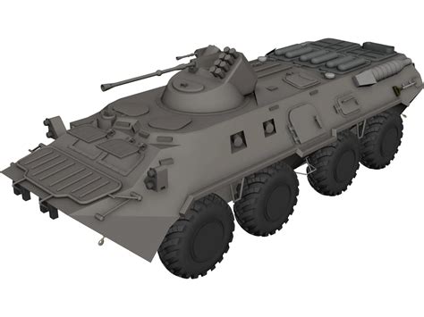 BTR-80 Armored Personnel Carrier CAD Model - 3DCADBrowser