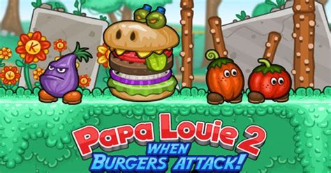 Papa Louie 2: When Burgers Attack - play free at GoGy