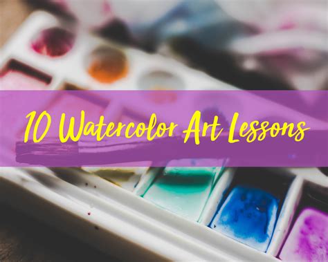 Watercolour Art Lessons - Teaching Watercolor - The Arty Teacher