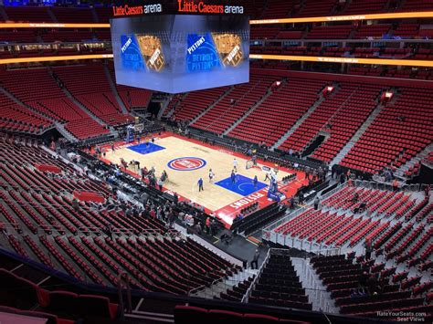 Mezzanine 23 at Little Caesars Arena - Detroit Pistons - RateYourSeats.com