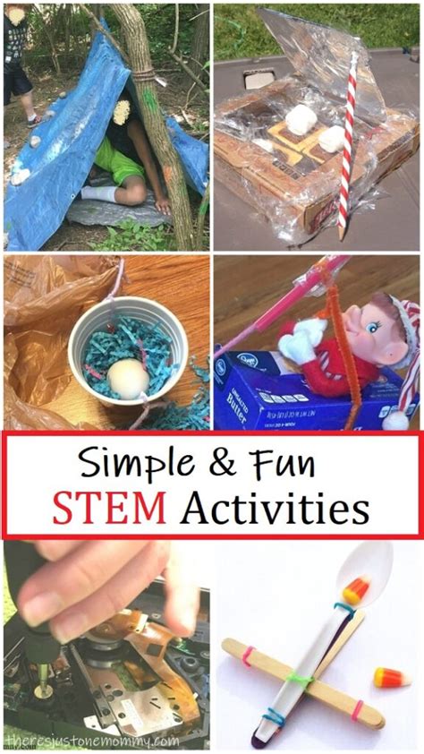 Simple & Fun STEM Activities | There's Just One Mommy