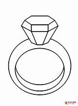 Diamond Ring Coloring Pages sketch template
