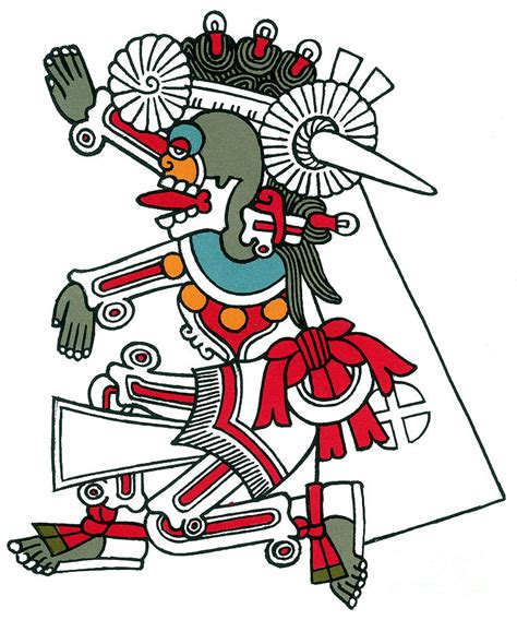 Mictlantecuhtli, Aztec God Of Death by Photo Researchers