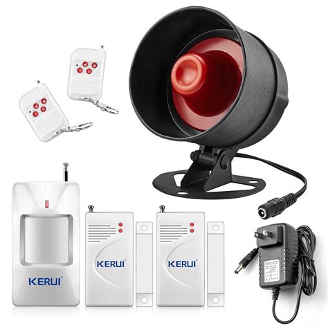 Best home security alarm wireless infrared motion sensor with remote ...