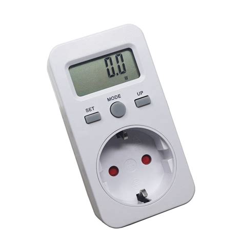 Digital Wattmeter with LCD Display AC 230V 16A 3680W for Plugs and ...