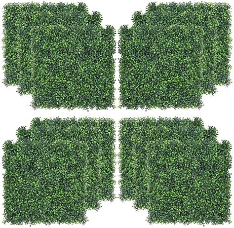 HouzeComfort Premium Artificial Instant Hedge Wall Foliage Planter ...