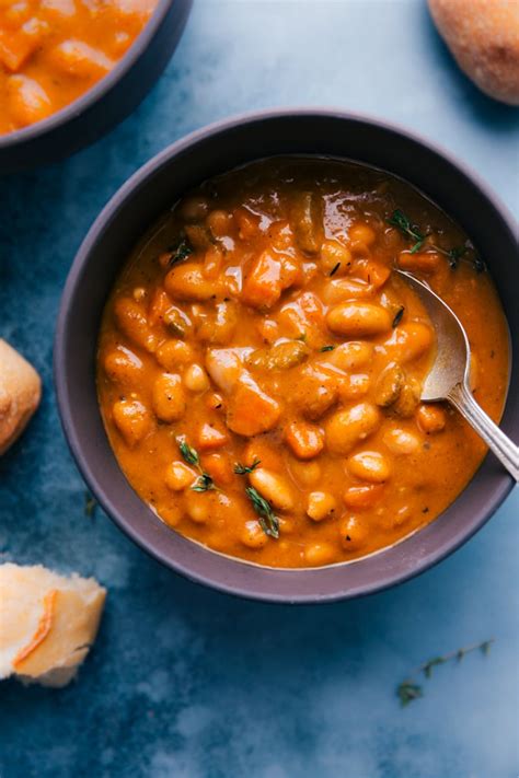 White Bean Soup (Thick & Hearty!) - Chelsea's Messy Apron