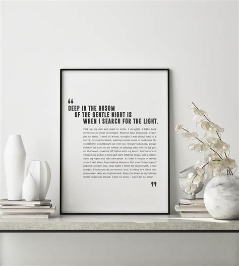 Insomnia Faithless Poster Song Lyrics Print Song Lyrics | Etsy