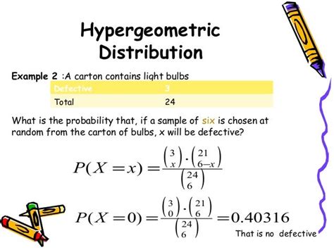 Hypergeometric distribution