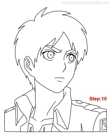 Learn how to draw Eren Yeager from Attack on Titan AKA Shingeki no ...