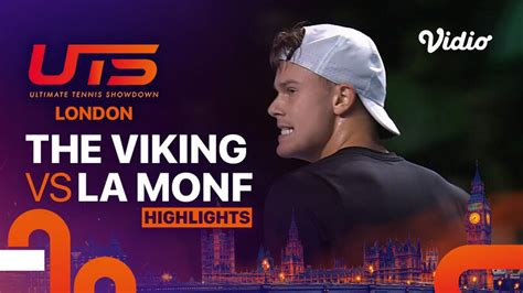 The Viking (Holger Rune) vs La Monf (Gael Monfils) - Highlights | Ultimate Tennis Showdown 2023 ...