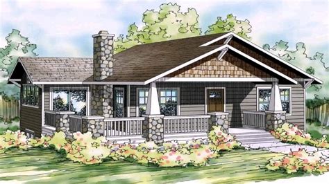 Bungalow House Plan With Porches — Madison Art Center Design