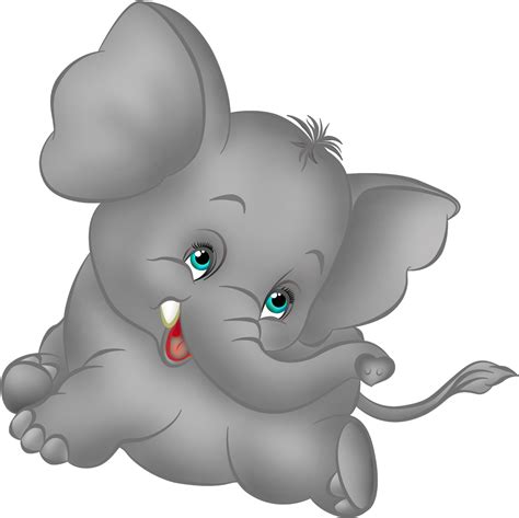 Free 311 Baby Elephant Cartoon Svg SVG PNG EPS DXF File