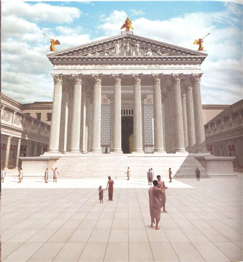 Mars-Ultor (temple of augustus & forum) | reconstruction of … | Flickr