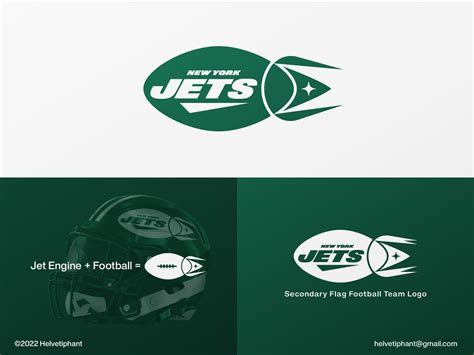 New York Jets - Logo Redesign Proposal by Helvetiphant™ on Dribbble