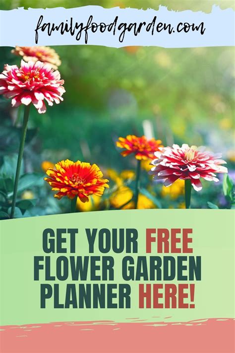 Free Flower Garden Planner | Family Food Garden | Flower garden planner, Garden planner, Garden ...