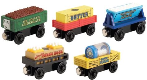 Buy Thomas & Friends Learning Curve Wooden Railway - Sodor Cookie Factory Cargo Pack Online at ...