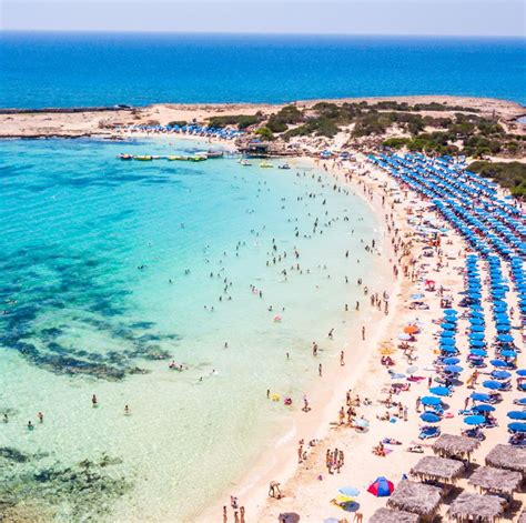 Aerial view of cyprus beach - Travel Off Path