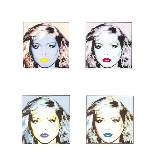 Andy Warhol - 4 x Debbie Harry, 1987 - Catawiki