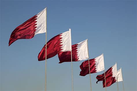 What Do The Colors And Symbols Of The Flag Of Qatar Mean? - WorldAtlas